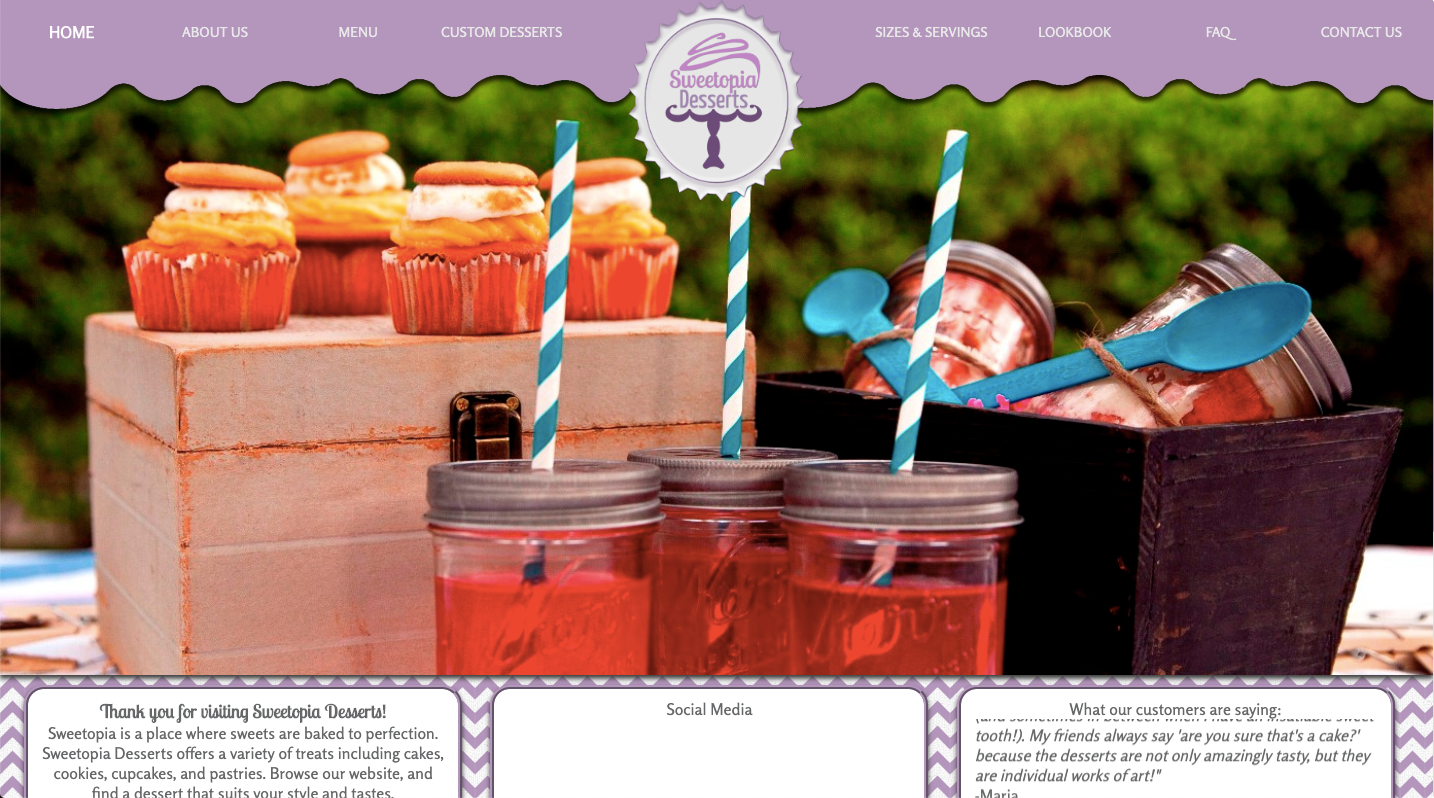 Sweetopia Desserts Project